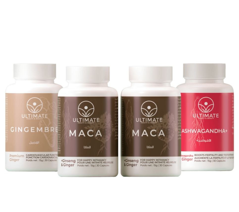 Pack MACA Ashwagandha+ & Gingembre